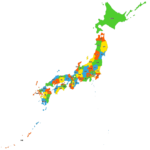 東北 新潟県 白地図 市区町村別オブジェクト 地図素材を販売 今八商店