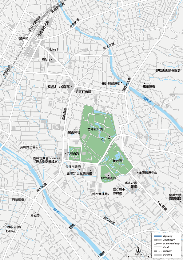 金澤 地圖素材