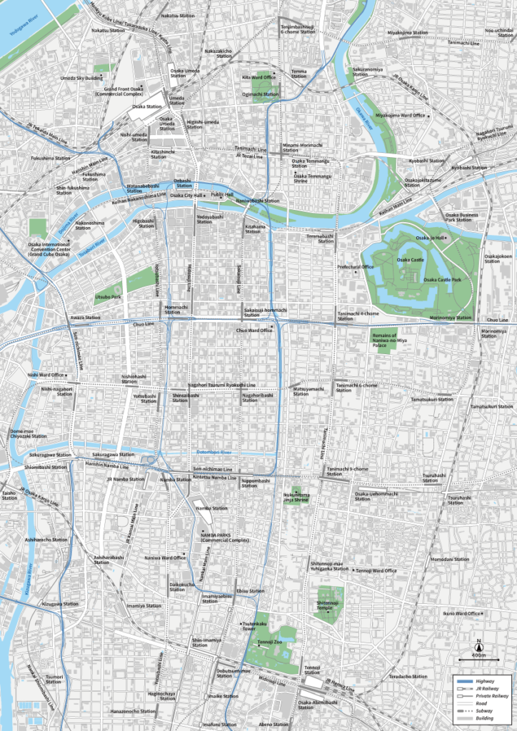 Osaka Vecter map