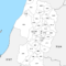 山形県 市区町村別 白地図