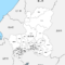 岐阜県 市区町村別 白地図