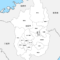 滋賀県 市区町村別 白地図