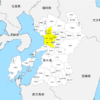 熊本県 市区町村別 白地図