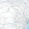 埼玉県（東京都含む） 地図素材　クリックで拡大