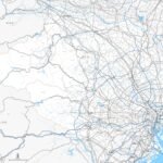 埼玉県（東京都含む） 地図素材　クリックで拡大