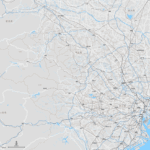 埼玉県（東京都含む） 地図素材　クリックで拡大