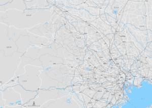 埼玉県(東京都含む) 地図素材