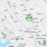 千葉駅周辺 地図素材