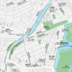 飯田橋・市ヶ谷・四ツ谷 地図素材