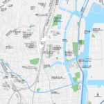 品川 地図素材