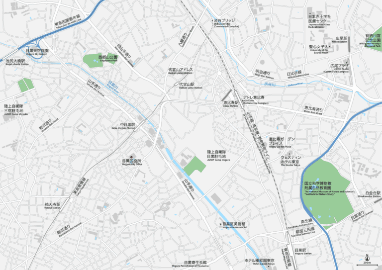 中目黒 map | 中目黒 散策マップ – LTEA