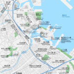 横浜 地図素材
