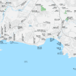 江ノ電・鎌倉・逗子 地図素材