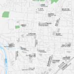 長野駅周辺 地図素材